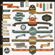 Vintage style website elements