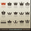 Crown collection and silhouette set