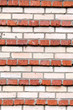 background of the stripes of red and white brick