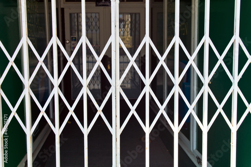 Photo: Gitter zur Absperrung. Abgeschlossen Gitter zur Absperrung. Abgeschlossen