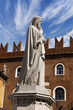 Statue of Dante in Verona - Italy