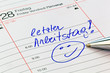 Letzter Arbeitstag. Pension und Rente