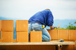 Bauarbeiter auf Baustelle