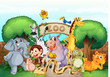 a zoo and the animals