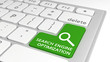 Green computer key with Search Engine Optimization