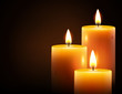 Yellow candles