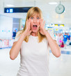 Portrait Of Shocked Woman