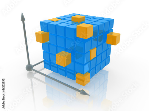 Illustration: BI Business Intelligence OLAP Cube BI Business Intelligence OLAP Cube