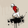 Vector Illustration of a Football Background