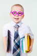 little intelligent boy