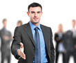 Businessman handshake