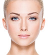 Face of beautiful young woman
