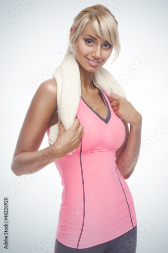 Photo: Fitness woman portrait Fitness woman portrait