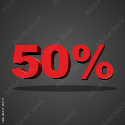 Vector: 3D Rabat 50% 3D Rabat 50%