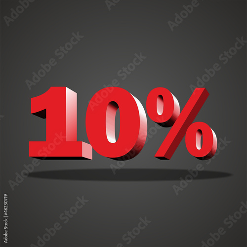 Vector: 3D Rabat 10% 3D Rabat 10%