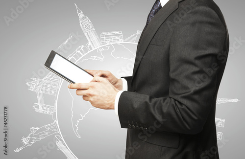 Photo: tablet in hands tablet in hands