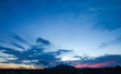 Photo: Sunset over Bayuyo Sunset over Bayuyo