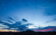 Photo: Sunset over Bayuyo Sunset over Bayuyo