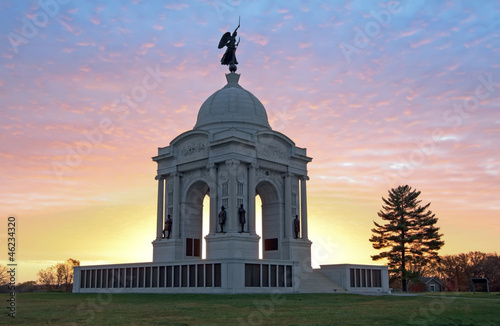 Photo: Pennsylvania Monument at Gettysburg Military Park Pennsylvania Monument at Gettysburg Military Park