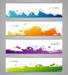 Vegetables colorful doodles set