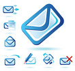 email icons set
