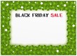 Black Friday of Four Leaf Clover Background