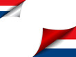 Netherlands Country Flag Turning Page