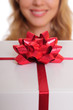 Hands holding gift box