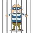 bad guy in jail
