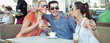 Three young people