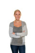 junge sympathische Frau