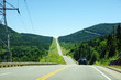 Photo: Mountian road in northern Canada Mountian road in northern Canada