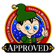Santa's Workshop Approved Seal