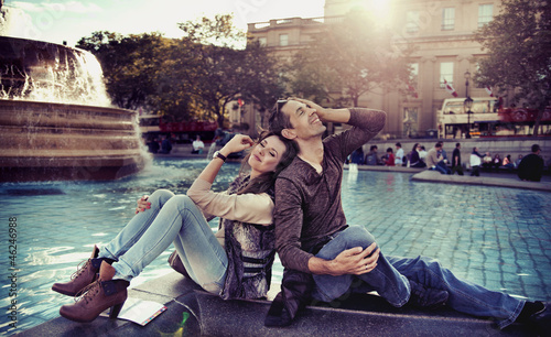 Photo: Happy couple resting Happy couple resting