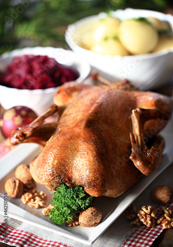 Photo: weihnachtlicher Gänsebraten weihnachtlicher Gänsebraten