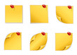 Vector: yellow papers yellow papers