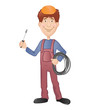 Vector: electrician electrician