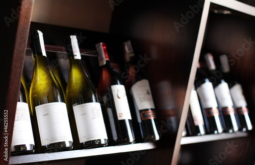 Photo: Wine bottles. Wine bottles.