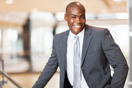Photo: cheerful african american business executive cheerful african american business executive