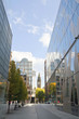 Modern buildings in Manchester, UK.