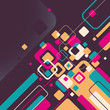 Stylish abstraction in color.