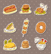 fast food stickers draw