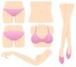 美容　ボディパーツ