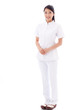 a your asian doctor on white background