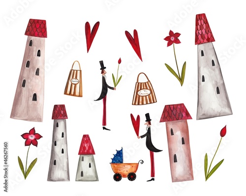 Illustration: Artwork. Birthday card Artwork. Birthday card