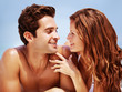Romantic couple having a good time at their vacation