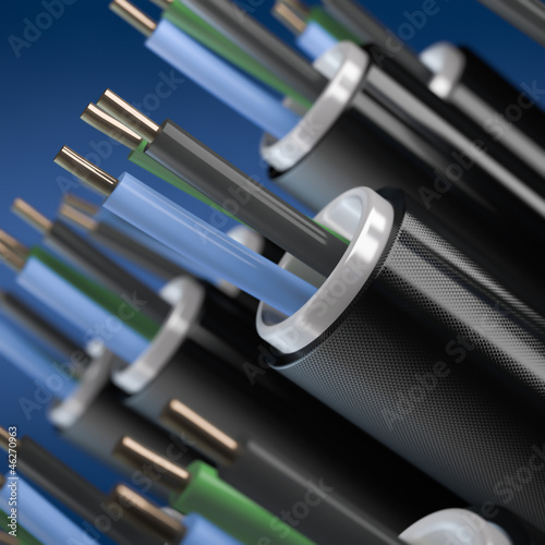 Illustration: electric cables electric cables