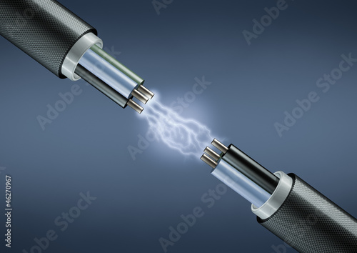 Illustration: electric cables electric cables
