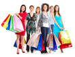 Photo: Group of women with shopping bags. Group of women with shopping bags.