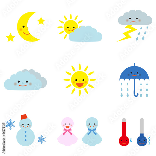 Illustration: weather icon weather icon